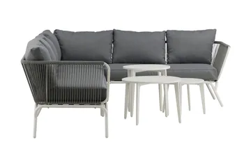Roxo hjørnesofa hvit - Venture Home - Hagemøbler - Loungemøbler - Loungesett