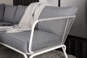 Roxo hjørnesofa hvit - Venture Home - Hagemøbler - Loungemøbler - Loungesett