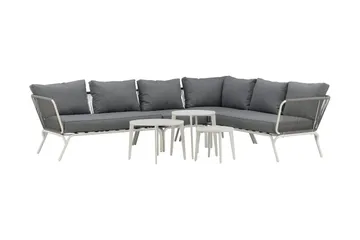 Roxo hjørnesofa hvit - Venture Home - Hagemøbler - Loungemøbler - Loungesett