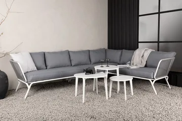 Roxo hjørnesofa hvit - Venture Home - Hagemøbler - Loungemøbler - Loungesett