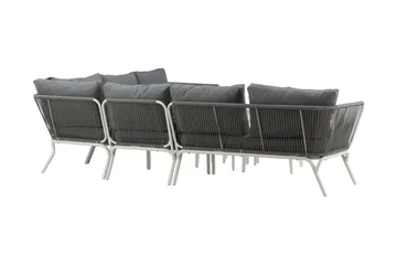 Roxo hjørnesofa hvit - Venture Home - Hagemøbler - Loungemøbler - Loungesett