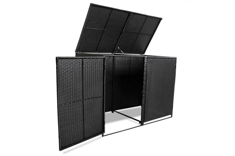 Søppeldunkskur polyrotting 148x80x111 cm - Hagemøbler - Loungemøbler - Loungesett