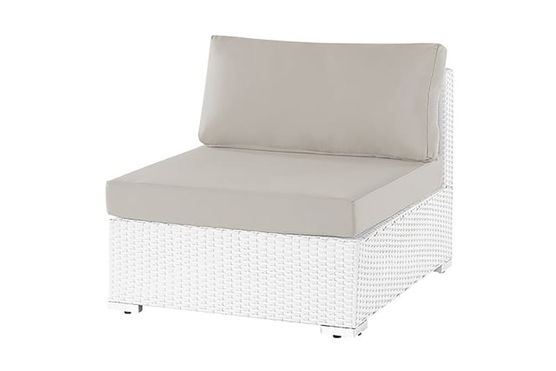 Sano Ii Loungegruppe 245 cm - Hvit - Hagemøbler - Loungemøbler - Loungesett