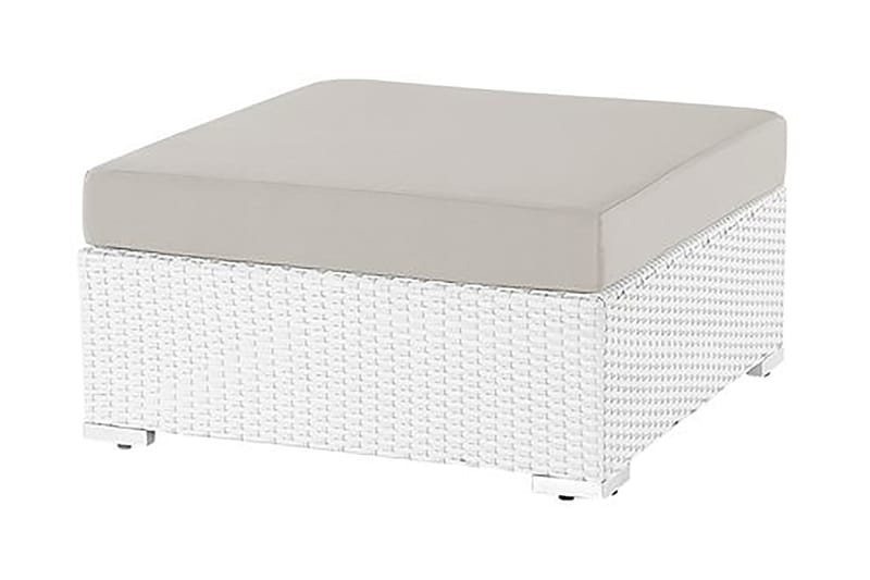 Sano Ii Loungegruppe 245 cm - Hvit - Hagemøbler - Loungemøbler - Loungesett
