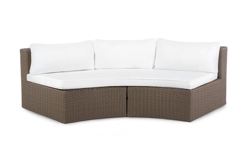 Severo Loungegruppe 102 cm - Brun - Verandamøbler - Sofagruppe utendørs - Loungesett