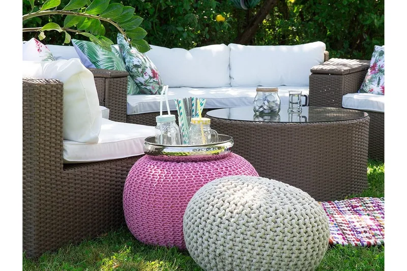 Severo Loungegruppe 102 cm - Brun - Hagemøbler - Loungemøbler - Loungesett