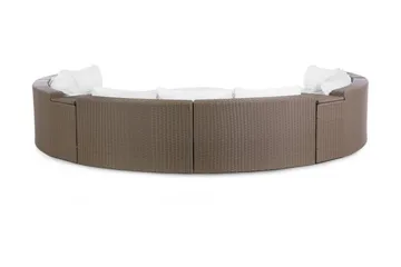 Severo Loungegruppe 102 cm - Brun - Hagemøbler - Loungemøbler - Loungesett