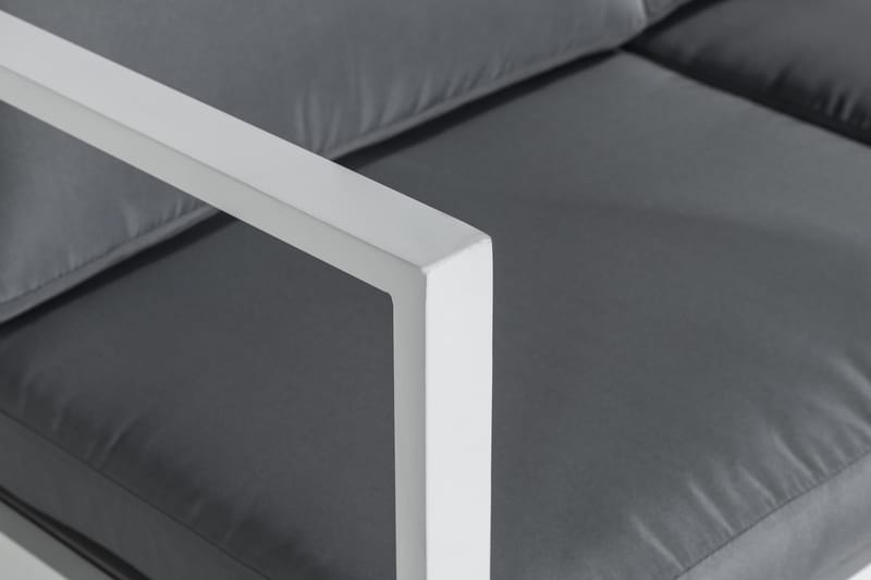 Tunis Loungegruppe - Hvit - Hagemøbler - Loungemøbler - Loungesett