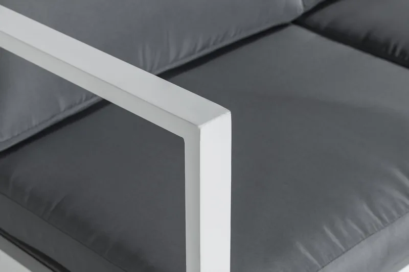 Tunis Loungegruppe - Hvit - Hagemøbler - Loungemøbler - Loungesett