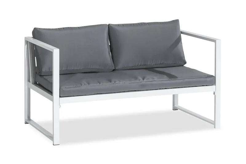 Tunis Sofagruppe - Hvit - Hagemøbler - Loungemøbler - Loungesett