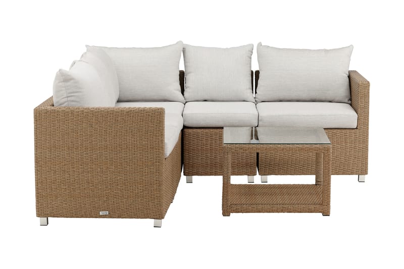 Vamos Loungegruppe Beige/Natur - Venture Home - Verandamøbler - Sofagruppe utendørs - Loungesett