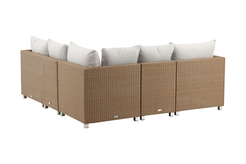 Vamos Loungegruppe Beige/Natur - Venture Home - Verandamøbler - Sofagruppe utendørs - Loungesett