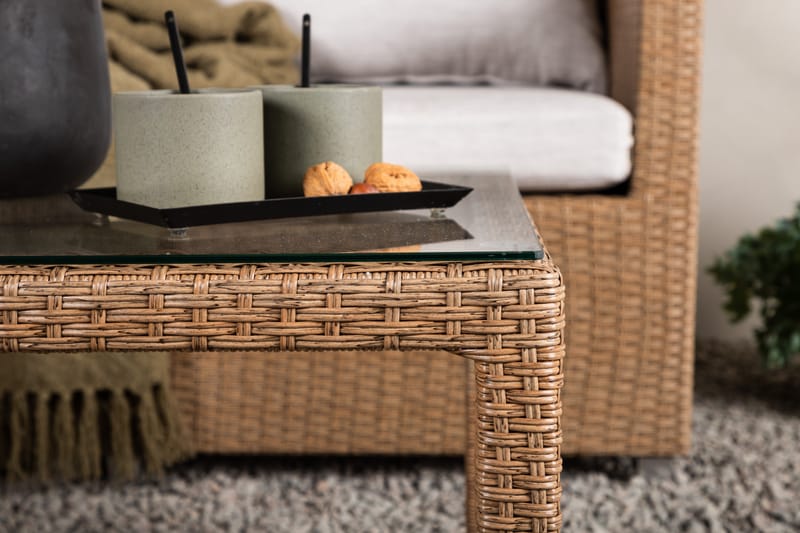 Vamos Loungegruppe - Beige/Natur - Hagemøbler - Loungemøbler - Loungesett