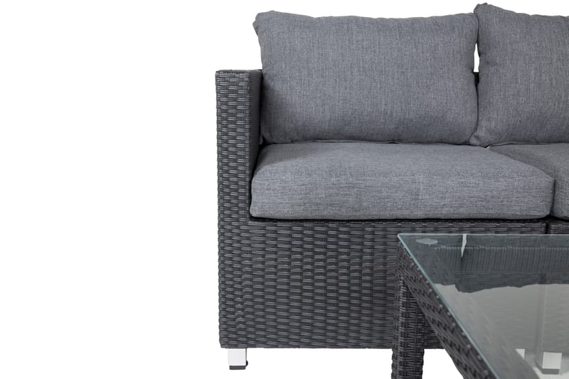 Vamos Loungegruppe Svart - Venture Home - Verandamøbler - Sofagruppe utendørs - Loungesett