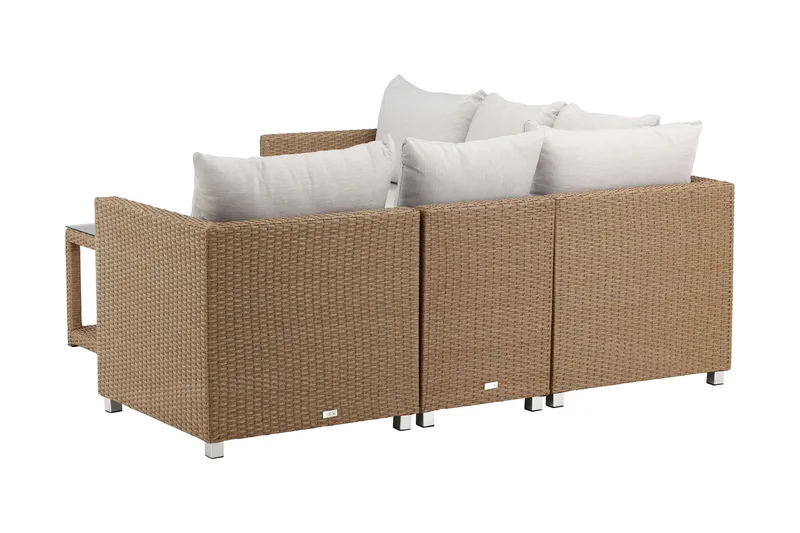 Vamos loungegruppe utendørs - Beige/natur - Hagemøbler - Loungemøbler - Loungesett