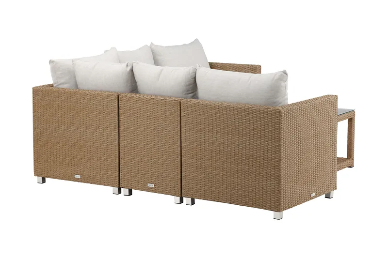 Vamos loungegruppe utendørs - Beige/natur - Hagemøbler - Loungemøbler - Loungesett