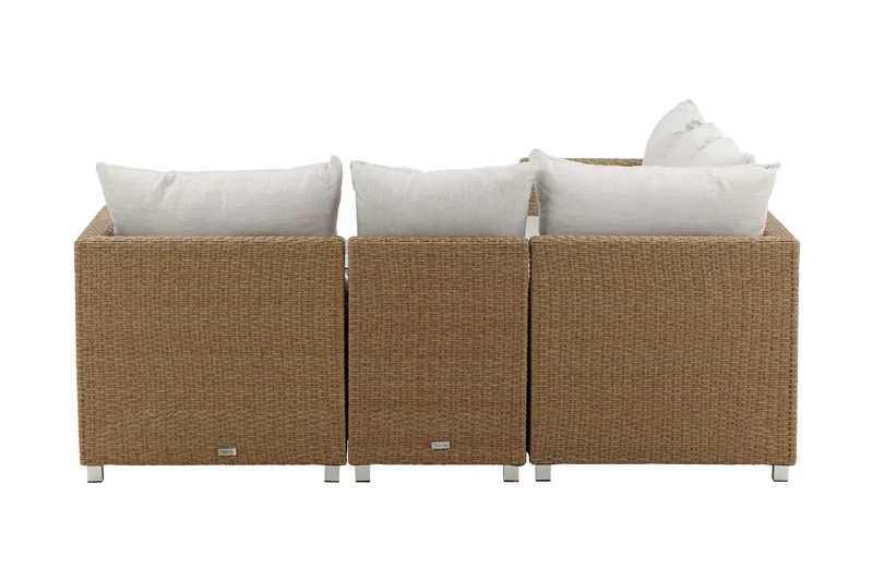 Vamos loungegruppe utendørs - Beige/natur - Hagemøbler - Loungemøbler - Loungesett