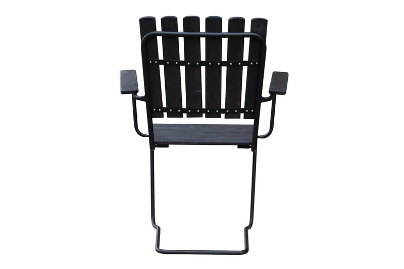 Vaxholm Spisegruppe Rund - Kaffesvart/Grå - Hagemøbler - Loungemøbler - Loungesett