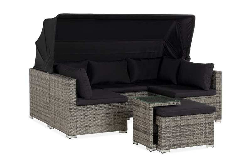 Vesterby Sofagruppe - Grå - Hagemøbler - Loungemøbler - Loungesett