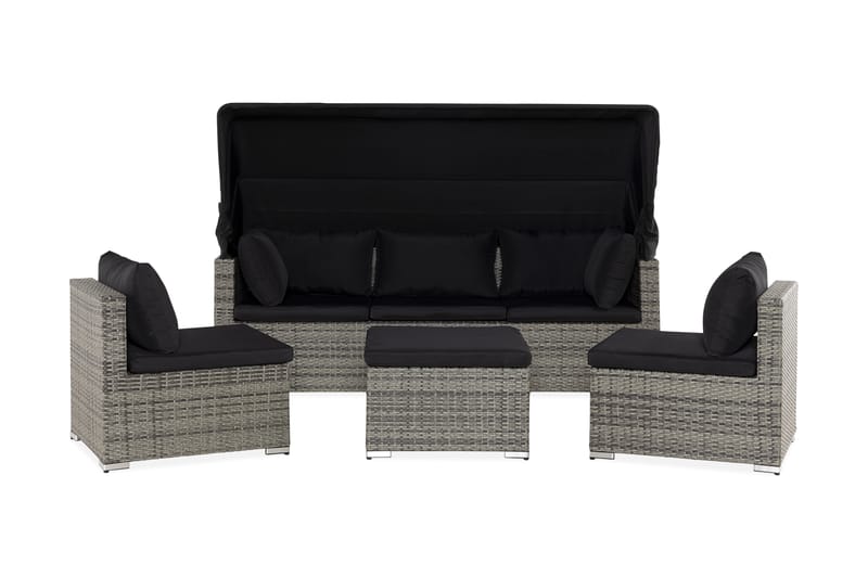 Vesterby Sofagruppe - Grå - Hagemøbler - Loungemøbler - Loungesett