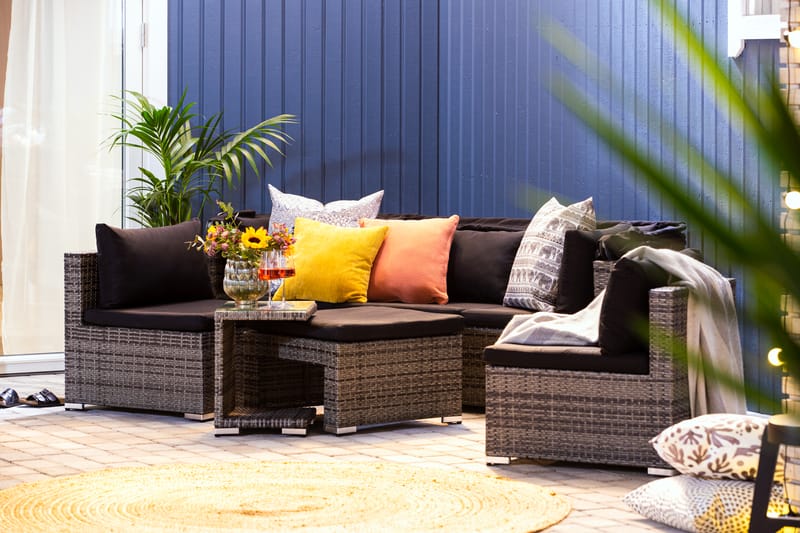 Vesterby Sofagruppe - Grå - Hagemøbler - Loungemøbler - Loungesett