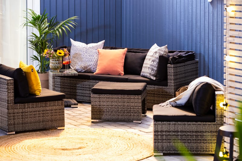 Vesterby Sofagruppe - Grå - Hagemøbler - Loungemøbler - Loungesett