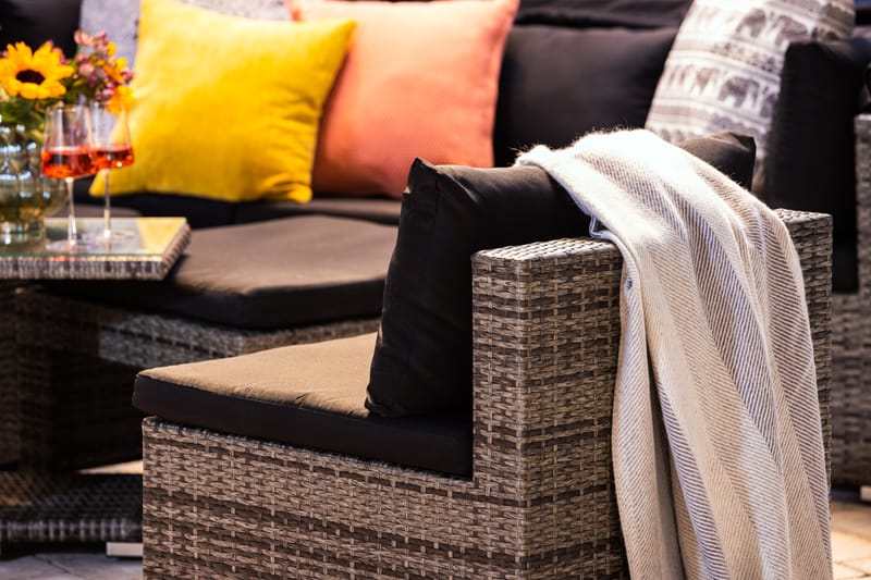 Vesterby Sofagruppe - Grå - Hagemøbler - Loungemøbler - Loungesett