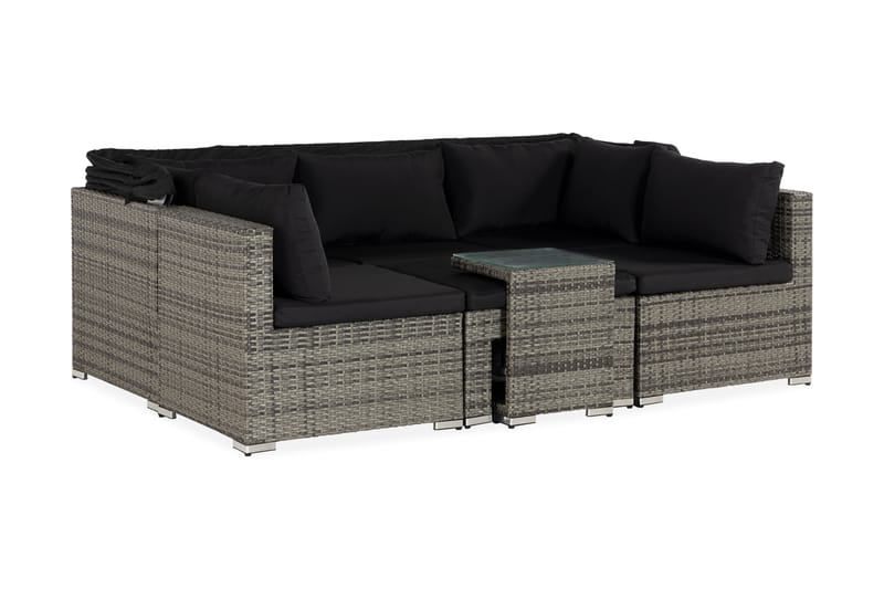Vesterby Sofagruppe - Grå - Hagemøbler - Loungemøbler - Loungesett
