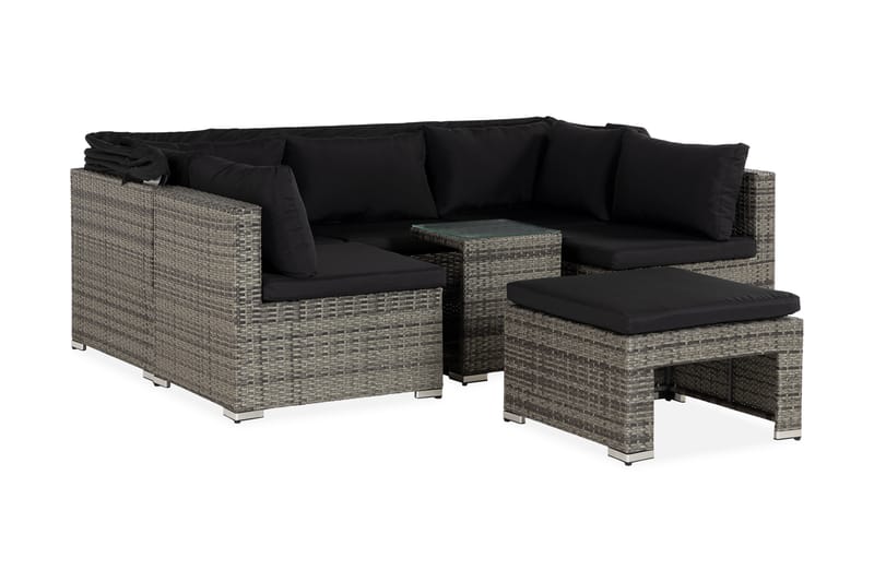 Vesterby Sofagruppe - Grå - Hagemøbler - Loungemøbler - Loungesett
