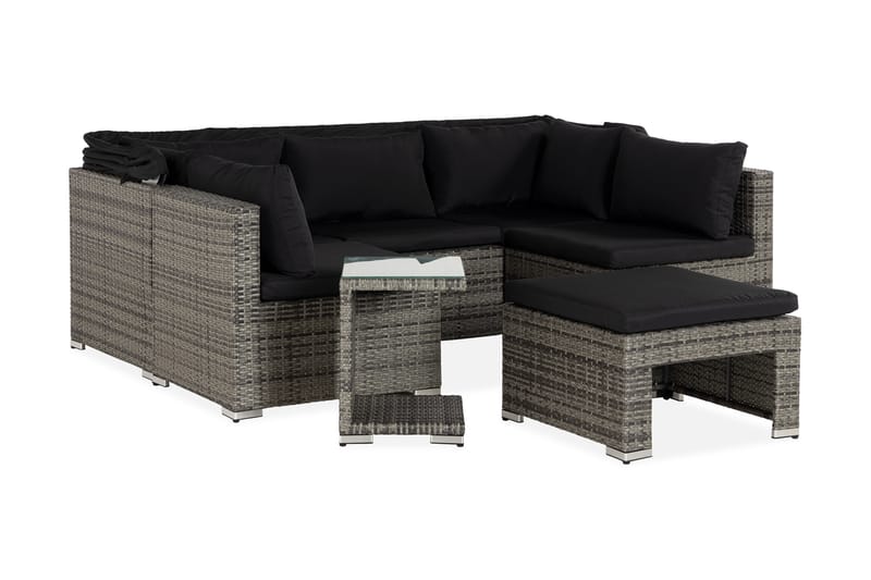 Vesterby Sofagruppe - Grå - Hagemøbler - Loungemøbler - Loungesett