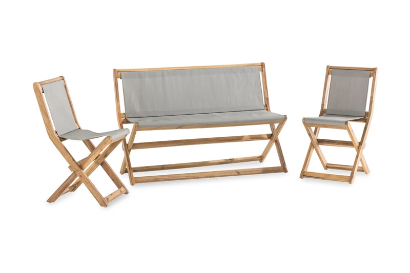 Vikning Sofagruppe - Akasie - Hagemøbler - Loungemøbler - Loungesett