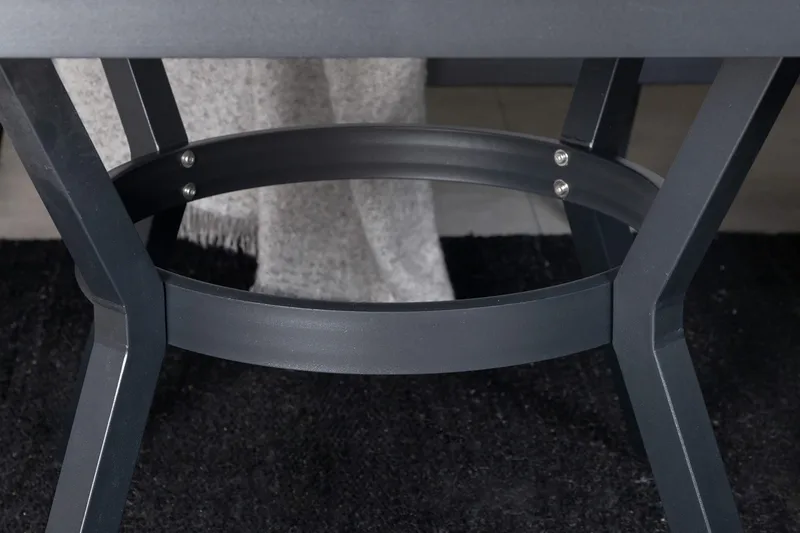 Virya Hjørneloungegruppe med Puter - Svart - Hagemøbler - Loungemøbler - Loungesett