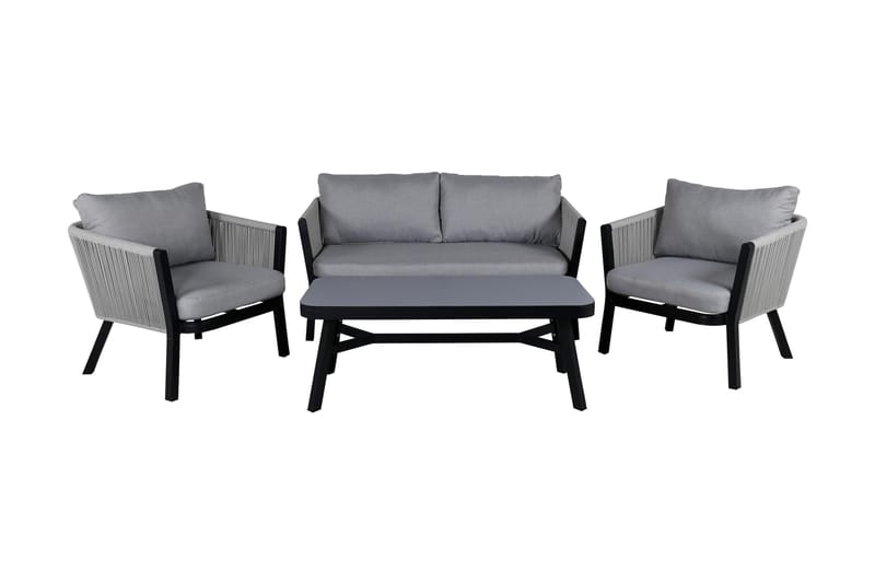 Virya Loungegruppe 4-seters Hvit - Venture Home - Sofagruppe utendørs - Loungesett - Verandamøbler