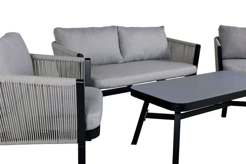 Virya Loungegruppe 4-seters Hvit - Venture Home - Verandamøbler - Sofagruppe utendørs - Loungesett