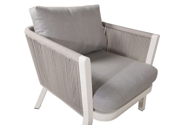 Virya Loungegruppe 4-seters - Hvit - Hagemøbler - Loungemøbler - Loungesett