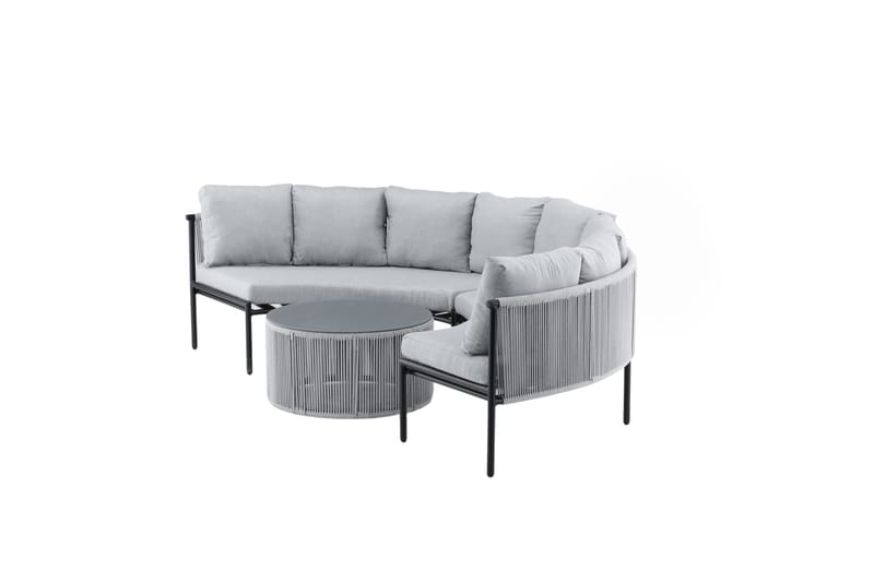 Virya Loungegruppe 6-seters Grå - Venture Home - Verandamøbler - Sofagruppe utendørs - Loungesett