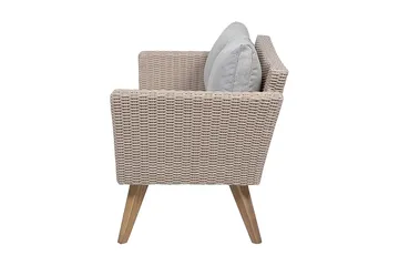 Vittoria Loungegruppe 91 cm - Brun - Hagemøbler - Loungemøbler - Loungesett