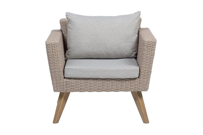 Vittoria Loungegruppe - Tre / Natur - Hagemøbler - Loungemøbler - Loungesett