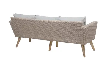 Vittoria Loungegruppe - Tre / Natur - Hagemøbler - Loungemøbler - Loungesett