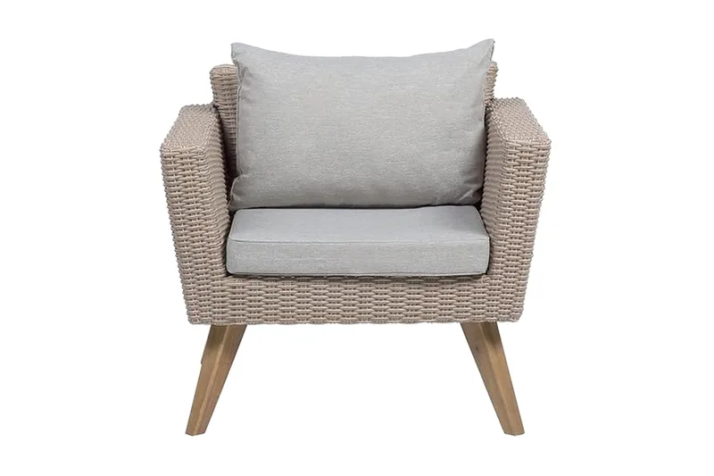 Vittoria Loungegruppe - Tre / Natur - Hagemøbler - Loungemøbler - Loungesett