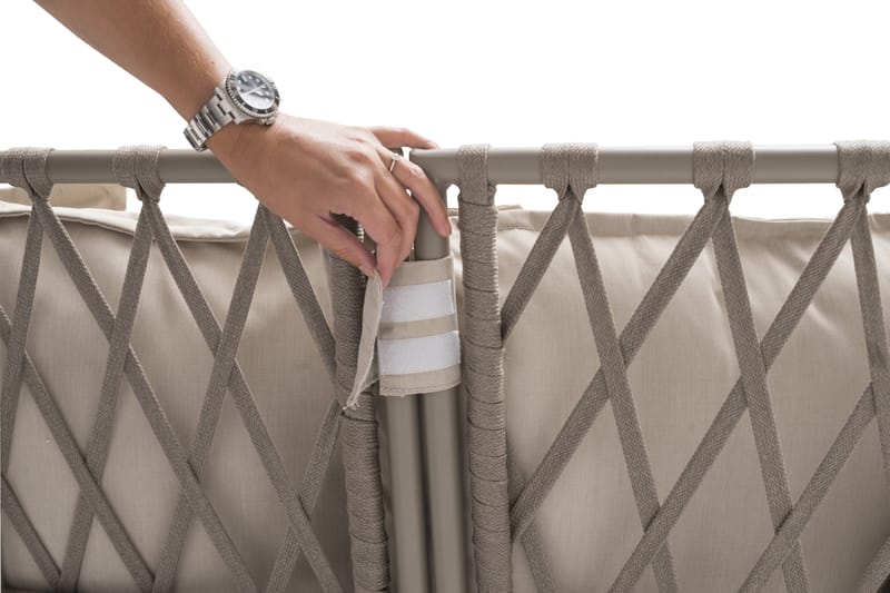 Loungesofa Hillerstorp Jet Set 3-seter - Beige - Hagemøbler - Loungemøbler - Lounge sofa