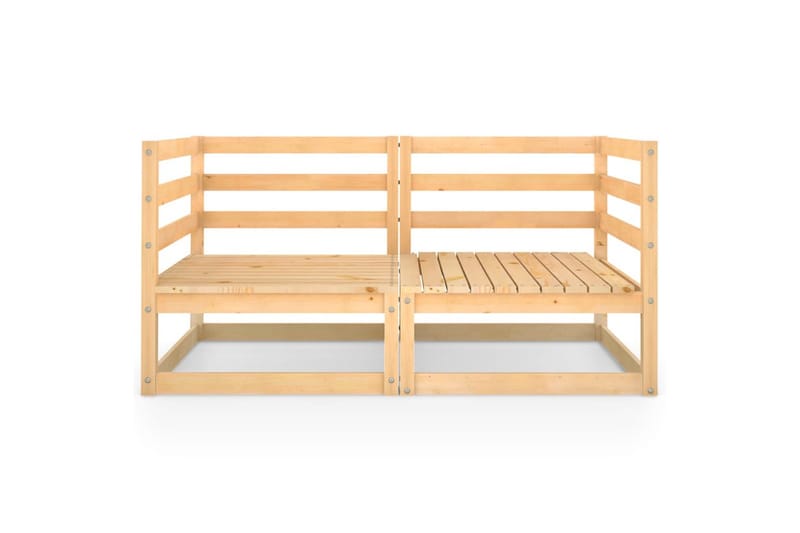 2-seters hagesofa heltre furu - Brun - Hagemøbler - Loungemøbler - Lounge sofa