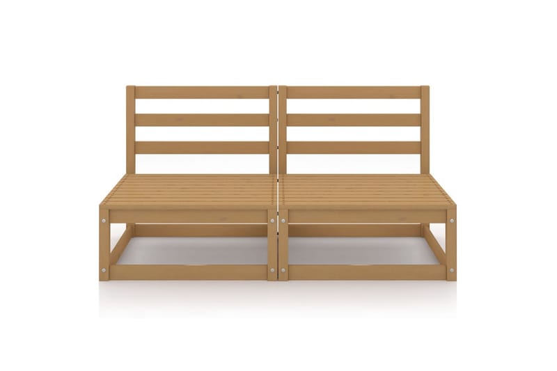 2-seters hagesofa honningbrun heltre furu - Brun - Hagemøbler - Loungemøbler - Lounge sofa