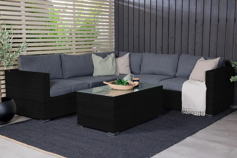 Amazon Loungesofa - Svart - Hage - Utemiljø - Veranda & terrasse - Verandamøbler