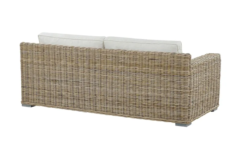 Apriliana 2-seters sofa - Kunstrotting / Lys brun - Hagemøbler - Loungemøbler - Lounge sofa