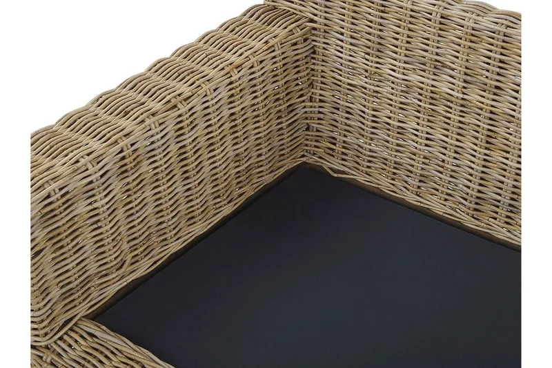 Apriliana 2-seters sofa - Kunstrotting / Lys brun - Hagemøbler - Loungemøbler - Lounge sofa