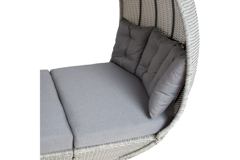 Ascot Dagseng 118x215xH187 cm Grå - Hagemøbler - Loungemøbler - Lounge sofa