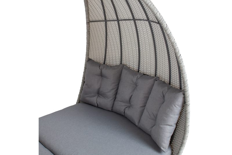 Ascot Dagseng 118x215xH187 cm Grå - Hagemøbler - Loungemøbler - Lounge sofa