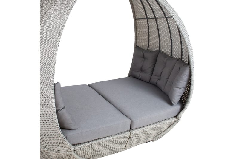 Ascot Dagseng 118x215xH187 cm Grå - Hagemøbler - Loungemøbler - Lounge sofa
