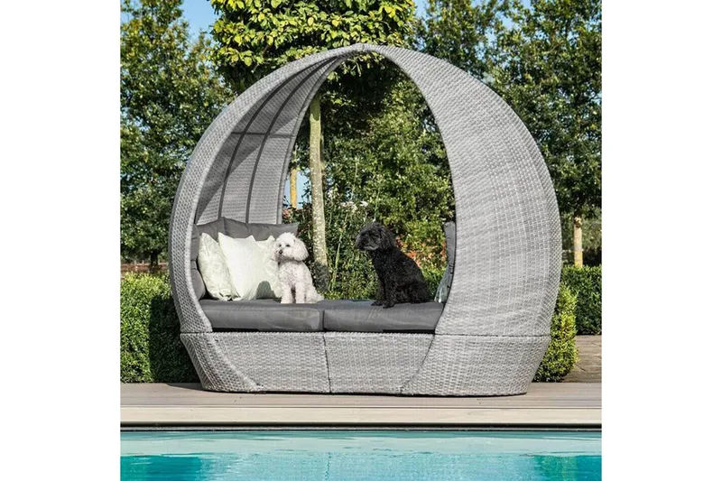 Ascot Dagseng 118x215xH187 cm Grå - Hagemøbler - Loungemøbler - Lounge sofa